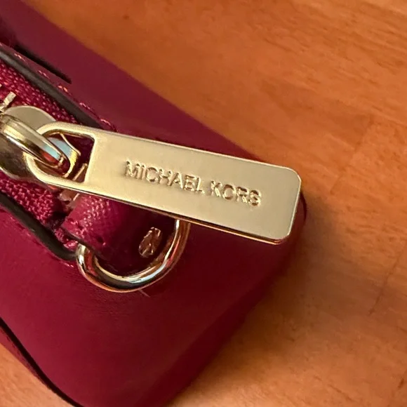 Michael Kors Deep Red Satchel, Like New - Picture 13 of 14